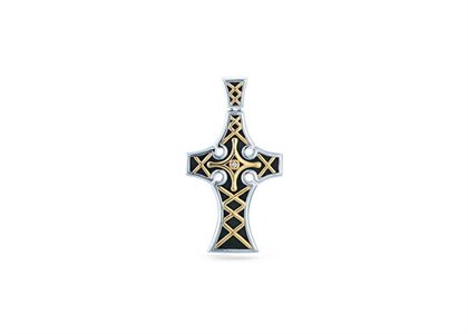 Rhodium Plated | Cross Pendants